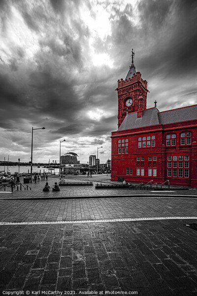 Pierhead Building at Cardiff Bay Picture Board by Karl McCarthy