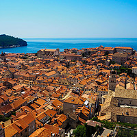 Buy canvas prints of Dubrovnik and Lokrum Island by Tom Lightowler
