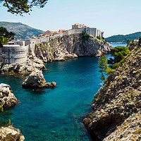 Buy canvas prints of Dubrovnik Old Town From The Fort by Tom Lightowler