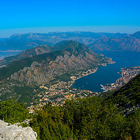 Buy canvas prints of Bay of Kotor in Montenegro by Tom Lightowler
