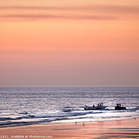 Buy canvas prints of Sunrise Cromer Beach Norfolk by Jim Key