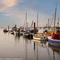 Buy canvas prints of  Sunset Wells next the Sea Norfolk by Jim Key