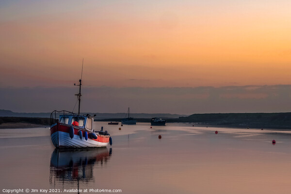 Dawn Burnham Overy Staithe Norfolk  Picture Board by Jim Key