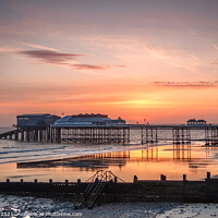 Buy canvas prints of Sunrise Cromer Pier Norfolk by Jim Key