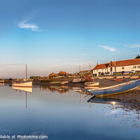 Buy canvas prints of Burnham Overy Staithe Panorama Norfolk    by Jim Key