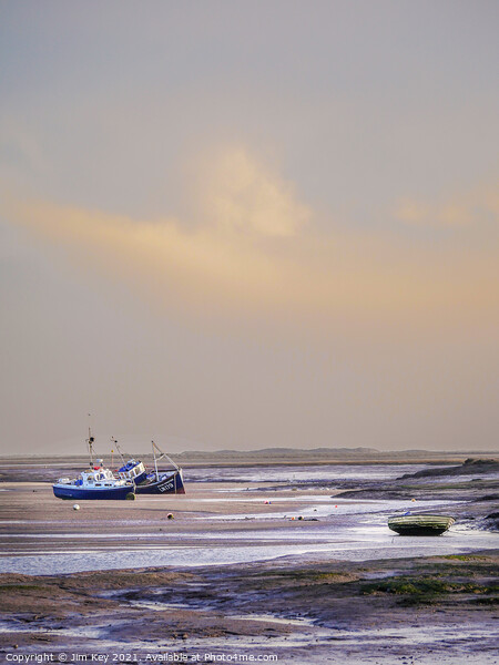 Majestic Sunrise over Brancaster Staithe Picture Board by Jim Key