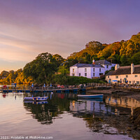 Buy canvas prints of Pandora Inn Cornwall       by Jim Key