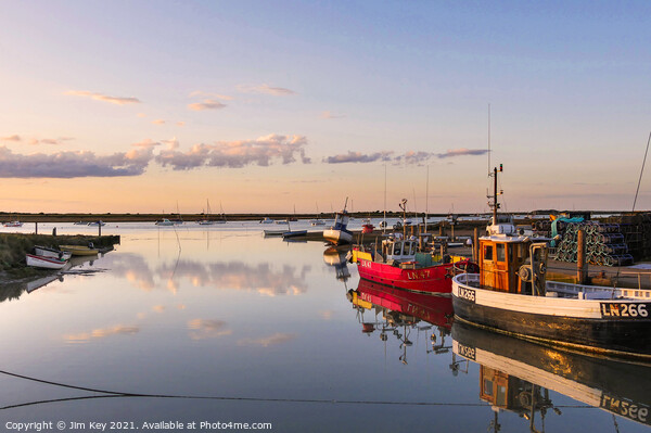 Brancaster Staithe Sunset   Picture Board by Jim Key