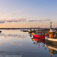 Buy canvas prints of Brancaster Staithe Sunset   by Jim Key