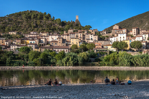Roquebrune France Picture Board by Jim Key