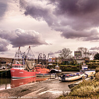 Buy canvas prints of Brancaster Staithe a Stunning Harbour by Jim Key