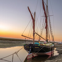 Buy canvas prints of The Sailing Barge Juno  by Jim Key