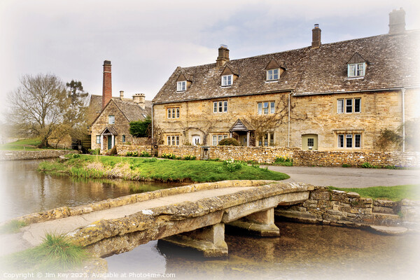 Lower Slaughter The Cotswolds  Picture Board by Jim Key