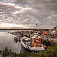Buy canvas prints of Brancaster Staithe in Winter  by Jim Key