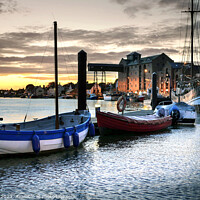 Buy canvas prints of Wells Harbour Quay Dawn   by Jim Key