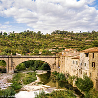 Buy canvas prints of Lagrasse  Languedoc Roussillon France   by Jim Key