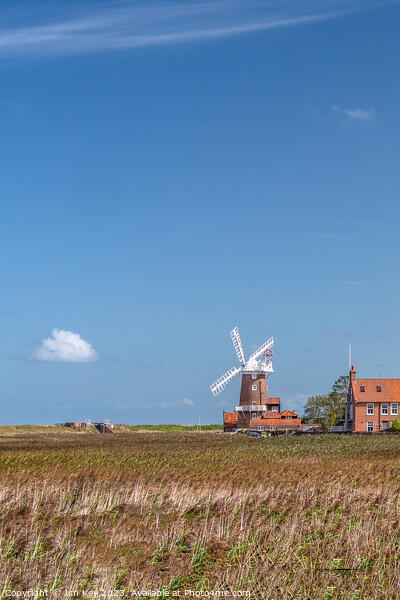Cley next the Sea  Norfolk  (Portrait)  Picture Board by Jim Key