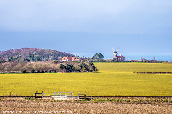 Weybourne Windmill Norfolk  Picture Board by Jim Key