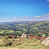 Buy canvas prints of Widecombe Valley Bell Tor Dartmoor  by Jim Key