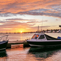 Buy canvas prints of Sunrise Wells Harbour   by Jim Key