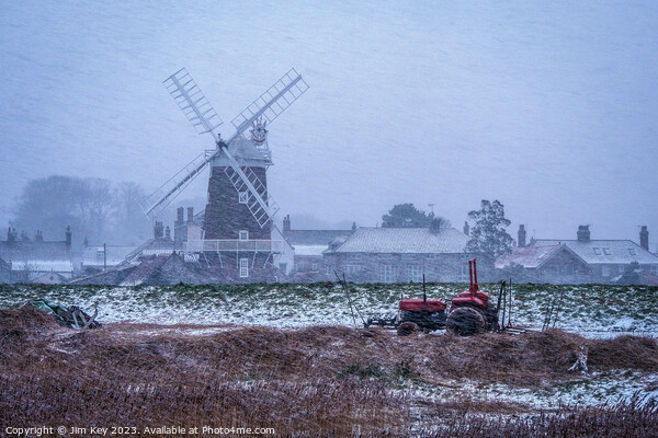 Winters Harvest at Cley next the Sea  Picture Board by Jim Key