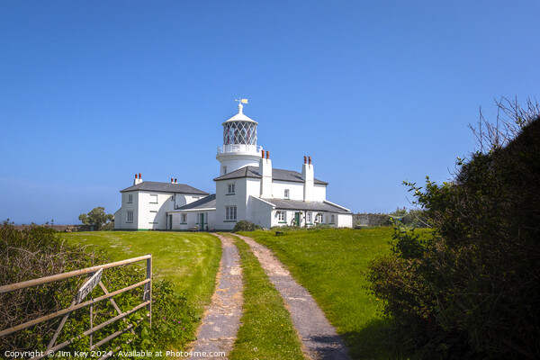 The Lighthouse Caldey Island Wales   Picture Board by Jim Key