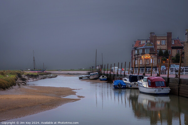 Blakeney Quay at Christmas  Picture Board by Jim Key