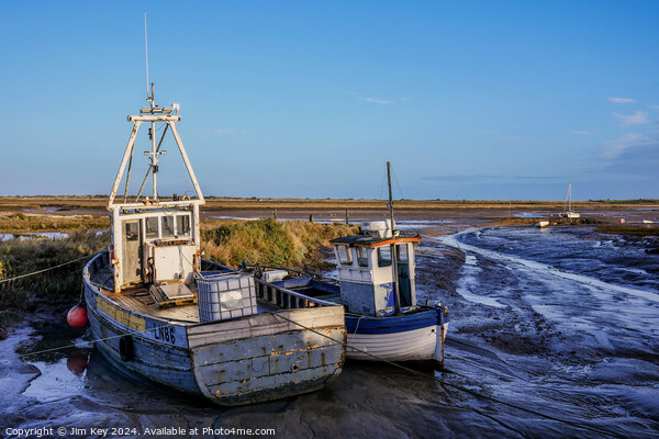 Brancaster Staithe at Sunrise  Picture Board by Jim Key
