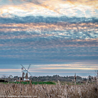 Buy canvas prints of Cley next the Sea Sunset   by Jim Key