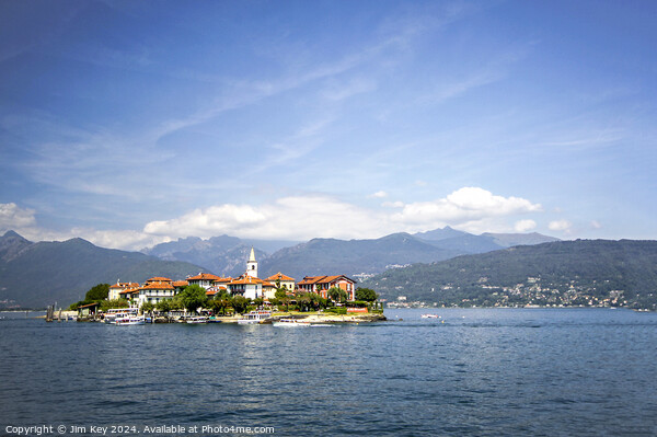 Lake Maggiore Italy Picture Board by Jim Key