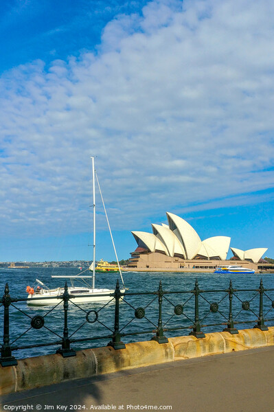 Sydney Harbour Opera House  Picture Board by Jim Key