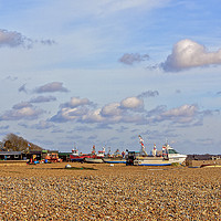 Buy canvas prints of Aldeburgh Beach on a Bright Summer Day by Jim Key