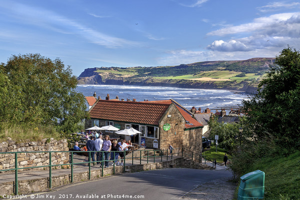 Robin Hood's Bay Yorkshire Picture Board by Jim Key