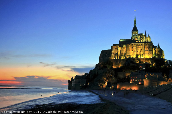 Mont St Michel France Picture Board by Jim Key