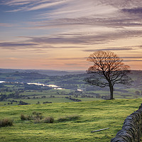 Buy canvas prints of Sunset from The Roaches by Jim Key