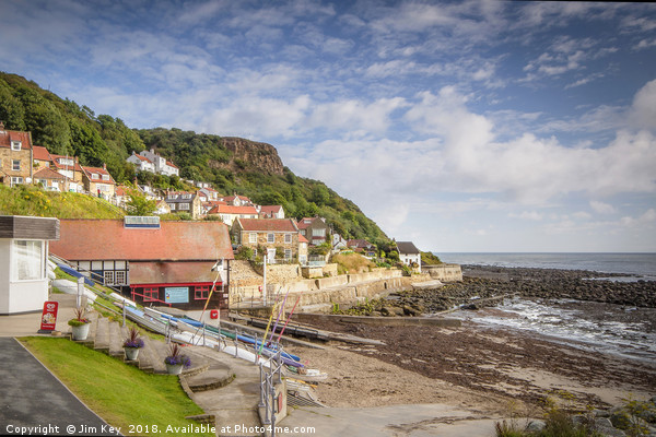 Runswick Bay Yorkshire Picture Board by Jim Key