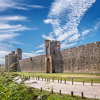 Buy canvas prints of Aigues-Mortes Fortifications  by Jim Key