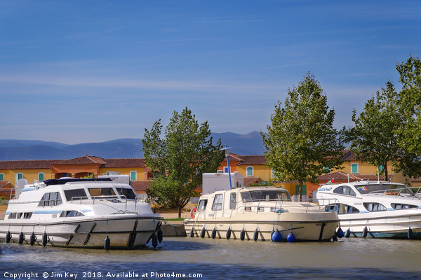 The Port of Homps, Languedoc-Roussillon  Picture Board by Jim Key
