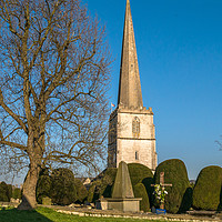 Buy canvas prints of Saint Mary's  Painswick The Cotswolds by Jim Key
