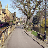 Buy canvas prints of Bourton on the Water The Cotswolds by Jim Key