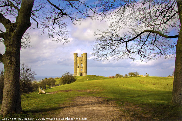 Broadway Tower The Cotswolds Picture Board by Jim Key