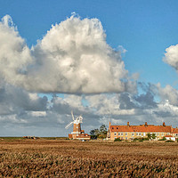 Buy canvas prints of Cley Windmill Standing Proud by Jim Key