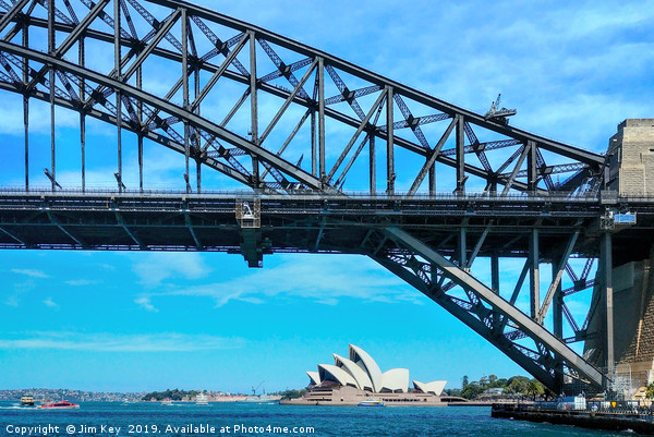 Majestic Sydney Harbour Bridge Picture Board by Jim Key
