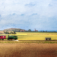 Buy canvas prints of North Norfolk Railway NNR  Digital Painting by Jim Key