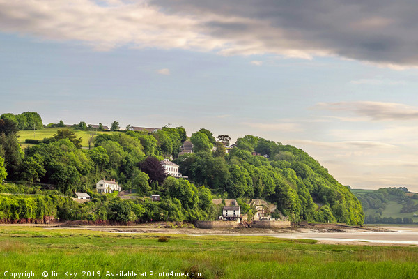 Laugharne The Boathouse  Picture Board by Jim Key