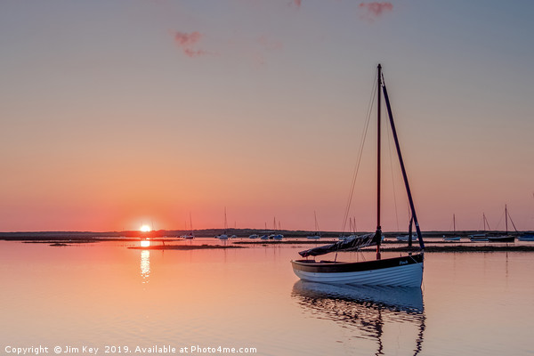 Brancaster Staithe Norfolk Sunset Picture Board by Jim Key
