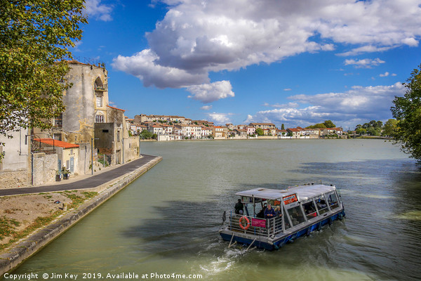 Castelnaudary  Canal du Midi France Picture Board by Jim Key