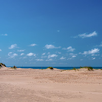 Buy canvas prints of Holkham Sand Dunes Norfolk by Jim Key
