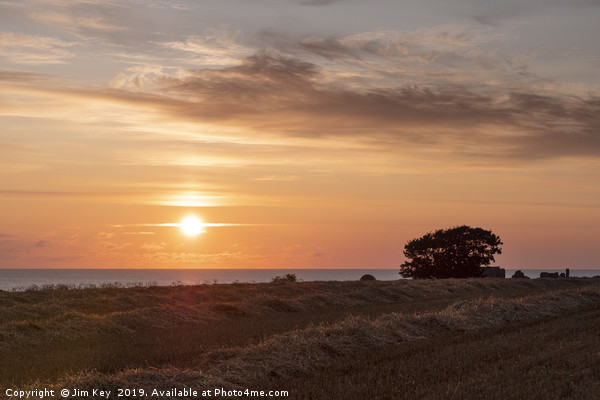 Sunrise Kelling Norfolk  Picture Board by Jim Key