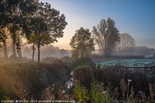 River Wensum at Sunrise Norfolk Picture Board by Jim Key
